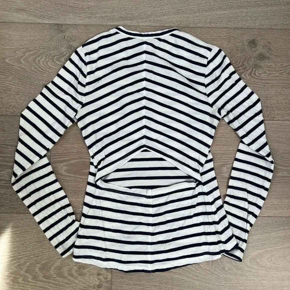 A.L.C. Striped Open Back Top - Picture 4 of 4